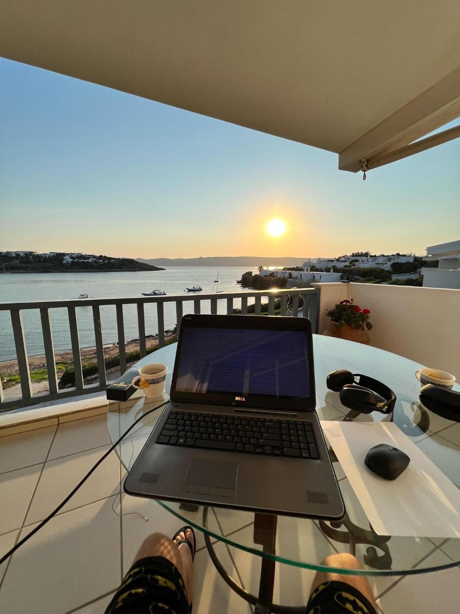 Pounta Beach House Sunion Eksteriør bilde